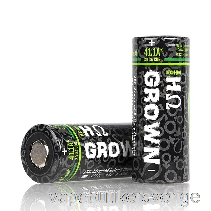 Vape Sverige Hohm Tech Grown 2 26650 4244mah 30.3a Batteri Vuxit2 - Enkelbatteri