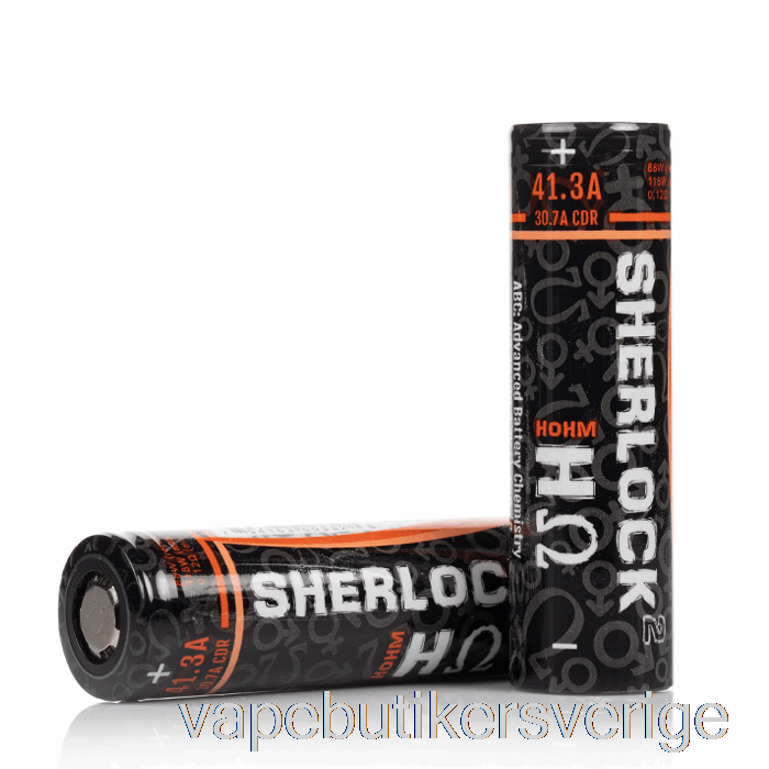 Vape Sverige Hohm Tech Sherlock V2 20700 3116mah 30.7a Batteri Två Batterier Pack